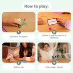 THE FIDGET GAME Vocabulary Words, Flash Card Game, Grade 4-6, Ages 9-12, Develop Communication and Reading Comprehension Skills, Fidget Mats, Learning Guide & PDF Workbook Included