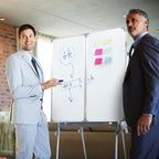72” x 40” Foldable Whiteboard Dry Erase Board Large Tri Folding Whiteboard Magnetic Dry Erase Board, Wall Aluminium Frame and Pen Tray for Office, Home