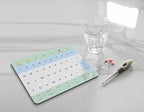 Communication Board For Adults- Non-Slip, Portable Letter Chart for Non-Verbal, Stroke Recovery, Effective Visual Aids for Non-Speaking Patients, Pain Scale, QWERTY or ABC (ABC)