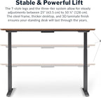 VARI Electric Standing Desk - Varidesk Height Adjustable Sit/Stand Desk - Dual Motor with Memory Presets, Stable T-Style Legs - Gaming or Home Office Workstation - 72”x30”, Walnut