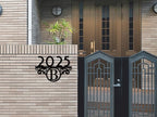 Personalized Address Signs for Houses,House Numbers for Outside Modern,House Number Sign, Address Number for Houses, Metal Address Plaque Sign, Custom Address Plaques for House Numbers