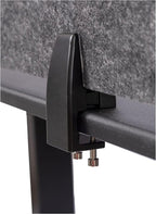 ReFocus™ Raw Clamp-On Acoustic Desk Divider – Reduce Noise and Visual Distractions with This Lightweight Desk Mounted Privacy Panel (Anthracite Gray, 47.25" x 16", 23.6" x 16", & 23.6" x 16")
