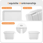 A-LuGei 【Military Grade】 Drawer Organizer, 【𝟱𝗦𝗶𝘇𝗲】 Makeup organizer, 【Holds 177 Items】 Bathroom Organizers and Storage, Organization and Storage, Desk Drawer Organizer for Bathroom Vanity