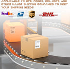MFLABEL 4x6 Direct Thermal Shipping Labels - 24 Rolls, 220 Labels/Roll, Perforated Postage Paper with Alignment Hole, Compatible with 4XL LabelWriter 1744907 & 1755120, Rollo for USPS, UPS