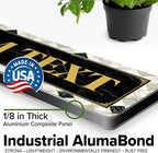 Custom Sign, Custom Street Sign, 11 Font Colors, 13 Font Styles, 4 Hole Options, 22 Sizes, 3x12 Inches, Rust Free DiBound, Fade Resistant, Made in USA by My Sign Center (Marble Tile)