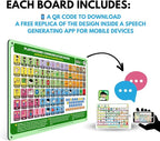 Weather-Proof Aluminum School Playground Communication Board for Autism - Outdoor Inclusive Communication Aid, Lightweight & Durable for Autism & Inclusive Play
