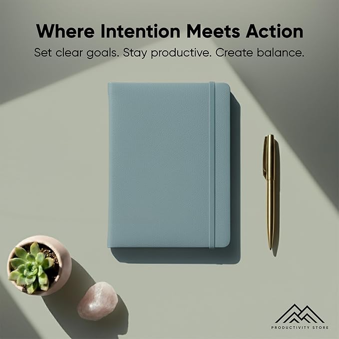 Dated, 2026 Planner, 5.8” x 8.3” - The #1 Productivity Planner to Achieve Your 2026 Goals - Planner 2026-2027 by PRODUCTIVITY STORE (A5, BLUE)