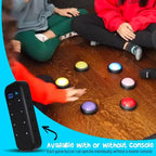 Teacher's Choice Light Up Game Buzzer System, Displays The Winning Player Loud, Unique Sounds for Each Buzzer, Great for Trivia Games, Family Feud, Jeopardy (8 Pack)