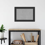 Amanti Art Black Framed Magnetic Board 21x29 Medium Vision Board for use with Magnets, 100% Metal Sheet to Display Items as Office Decor or for Home Organization in mudroom, Kitchen or Kids Room