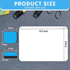 Dry Erase LapBoards, PANDRI 26 Pack Double Sided 12.5 x 9 Inch Whiteboards with 26 Erasers, Dry Erase Boards for Office Students Classroom Teacher Supplies