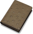 Leather Business Card Case Holder for Men & Women, Italian Calfskin