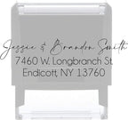 Custom Address Stamp Personalized Self Inking Stamps Custom Return Address Stamper Wedding Favor Stamp Rubber Stamper (No Ink)