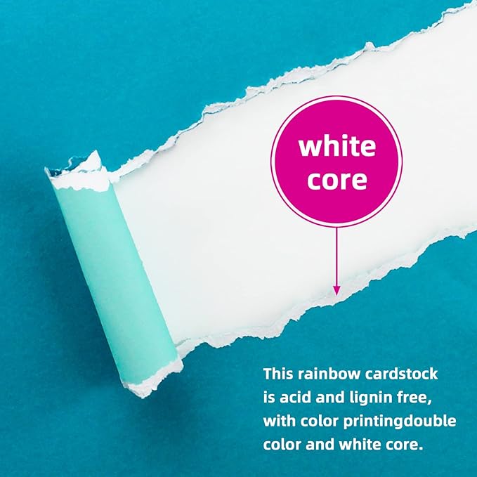 60 sheets Color Cardstock, 28 Assorted Colors 250 gsm A4 Size, Double Sided Printing Cardstock Paper, Premium Thick Card Stock for Card Making, Craft, Scrapbooking, Party Decors, Kids School Supplies