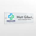 Custom Door Name Plate with Business Logo - 28 Backgrounds - Personalized Name Plate for Wall, Office Decor, Workspace Decorations