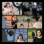 SMALLRIG 74.8"/ 6.23 ft Adjustable Light Stand Photography, Max Load 8.8 lb, Compact Lighting Tripod Stand for Softbox, Flashlights, Ring Light, LED Video Lights, COB Light, Folded Size 16.5" - 5475