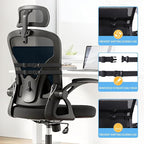 SweetSlubr Large Lumbar Support Pillow for Office Chair, Car Seats and Home Desks, Ergonomic Back Support with Double Adjustable Straps, Machine Washable Cover, Gray