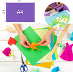300 Sheets Colored Cardstock 8.5 "x 11", 65LB 180GSM Craft Bulk Construction Paper, 20 Assorted Colors Card Stock Paper for School & Office, Card Making Printer Scrapbook Decorations DIY Crafts