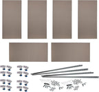 ATS Acoustics Home Office Residential Acoustic Treatment Room Kit Sound Absorbing Acoustic Panel 6 Pack for 50-100 Sq Ft (Latte)