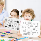 12 Pack Small White Board Dry Erase 5x7 Inch Mini Whiteboard Small Dry Erase Board with Markers Erasers Double Sided Dry Erase Lapboards for Students Teachers School Supplies Meeting Voting (12)