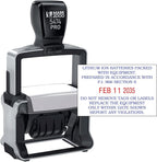 Mark 2000 5474 Professional Self Inking Date Stamp with Custom Text - Up to 8 Lines of Text