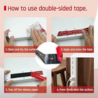 Double Sided Tape Heavy Duty Mounting Tape 1/4 in x 15.4 ft, Made of 3M VHB 5952 Adhesive Waterproof Foam Tape for Automotive Trim, LED Strip Light, Garage,Home/Office Decor,Indoor & Outdoor