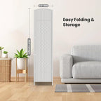 Cocosica Folding Room Divider, Weave Fiber Privacy Screen, Extra Wide Room Screen Divider Separator, Decorative Separation Wall Divider, Freestanding Room (8-Panel)