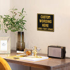 Custom Sign Bulk Personalized Metal Signs For Outdoor Indoor Business Home Store Office Yard Street Lawn Make Your Own Customized Signs With Your Logo Text Photo, 8x8inch