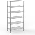 Regal Altair 24" Deep x 48" Wide x 96" Height Wire Shelving Kit | 6-Tier | NSF Commercial Storage Rack Unit