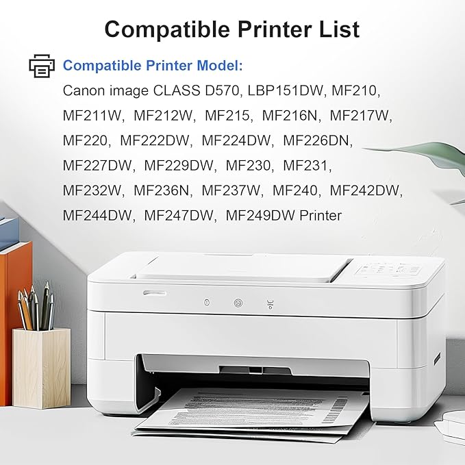 137 Black Toner Cartridge Replacement for Canon 137 CRG137 9435B001AA Work with ImageClass D570 LBP151dw MF216n MF236n MF232W MF227dw MF229dw MF244dw MF247dw Printer (4 Black)