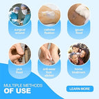 OK TAPE OKPore Transparent Medical Tape (Pack of 4) - First Aid Surgical Tape Hypoallergenic and Breathable for Wound Dressing Care, Latex Free, 3in x 10yds