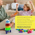 Countdown Timer! Blast Off Visual Timer for Kids with Audio Rocket, 0-24 Hour Countdown, Memory Function, Red Yellow Green Light, Easy Setup, Battery Operated for Classroom and Home Use