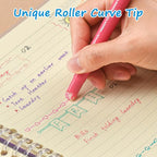AECHY 18PCS Curve Highlighter Pen Set, Dual Tip Marker Pens with 18 Different Curve Shapes & 18 Colors Mark Lines, Aesthetic Curve Marker Highlighter for Journal Planner School Supplies