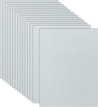 Guakicae 32 Sheets Grey Cardstock 8.5 x 11 Printer Paper, 80lb Thick Silver Card Stock for Cards Making, Invitations, Certificates, Anniversary Cards, Office Printing