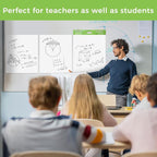 Sticky Easel Pad, Anchor Chart Paper, Our Sticky Easel Pads measure 13 x 17 inches, Featuring Self-stick Chart Paper Designed with Exceptional Adhesion Perfect for Teachers, Professionals, and Educators Alike, 30 Sheet/Pad, 3 Pads (1, White)