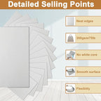Silunkia 40 Sheets Grey Cardstock 8.5 x 11 Crafts Paper, 200gsm/75lb Premium Gray Card Stock Printer Paper for DIY Cards Making, Business Cards, Certificates, Wedding Invitations, School, Menus