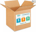 Small Cube Moving & Shipping Boxes 9 x 9 x 9 inches (5-Pack) - Extra Strength 200 lb vs Regular - Corrugated Durable Cardboard Boxes - Box for Packaging - Moving Supplies Box by IDL Packaging