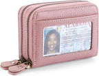 GOIACII Small Genuine Leather Wallet for Women, RFID Blocking Credit Card Holder Wallet