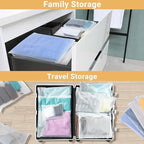 Svaldo 200PCS 9x12 inch Frosted Zipper Packaging Bags for Clothing, Reusable Poly Plastic Apparel Merchandise Zip Bags with Reinforced Sides and Vent Hole, 3 Mil Thick