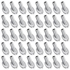 [Patent Design] CKE 40 Pack 45 Degree T316 Marine Grade Stainless Steel Angle Beveled Protector Sleeves Wood Post Protector for 1/8" Wire Rope Cable Railing, Come with a Free Drill Bit