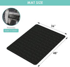 Vicwe Office Chair Mat for Hardwood Floor, 48" x 36" Chair Mats, Gaming Chair Mat for Hardwood, Easy Glide for Chairs, Multi-Purpose Floor Protector Desk Chair Mats for Home Office