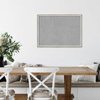 Amanti Art Silver Framed Magnetic Board 21x29 Medium Vision Board for use with Magnets, 100% Metal Sheet to Display Items as Office Decor or for Home Organization in mudroom, Kitchen or Kids Room