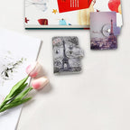 PRIVILLA 2 Pcs Credit Card Holder and business card holder，Sd Card Holder Each Has 26 Card Organizers, 2024 New Credit Card Holders book for Men and Women.