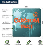 Custom Sign, Custom Street Sign, 11 Font Colors, 13 Font Styles, 4 Hole Options, 22 Sizes, 36x36 Inches, Rust Free DiBound, Fade Resistant, Made in USA by My Sign Center (Graffiti)