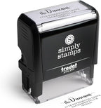The Duncans Personalized Self-Inking Address Stamp | Envelope Return Address Stamp for Couples and Families | Custom Rubber Address Stamp (1, Xtra Large)
