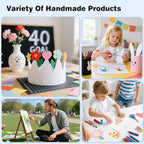 Cardstock 8.5 x 11, Thick Printer Paper 75 lb/200 gsm, 40 Sheets Card Stock White, Heavy Card stock, White CardStock Paper for Invitations, Diy Cards, Business Cards, Menus, Crafts, Drawing etc