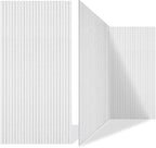 EVENRISING Acoustic Panels 10-Pack, Acoustical Wall Panels 47.2x23.6x0.4 inch, Large Soundproof Panels Self-Adhesive for walls, Acoustic Treatment for Recording Studio&Office Vertical,White