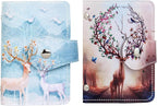 PRIVILLA 2 Pcs Credit Card Holder and business card holder，Sd Card Holder Each Has 26 Card Organizers, 2024 New Credit Card Holders book for Men and Women.