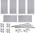 ATS Acoustics Home Office Residential Acoustic Treatment Room Kit Sound Absorbing Acoustic Panel 6 Pack for 50-100 Sq Ft (Blue Smoke)