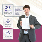 NextDayLabels - W-2 4-Up Employee Tax Forms, Instructions on Back" for 2025, for Laser/Inkjet Printer. Compatible with QuickBooks and Accounting Software (Pack of 100 Sheets & Self Seal Envelopes)