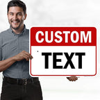 Custom Sign, Custom Sign for Business, Indoor/Outdoor use. 18x24 Inches, Rust Free .063 Aluminum, Fade Resistant, Made in USA by My Sign Center (Header)